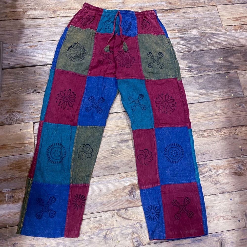 Hippie patchwork pants